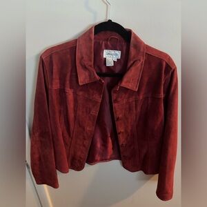 Vintage suede leather jacket